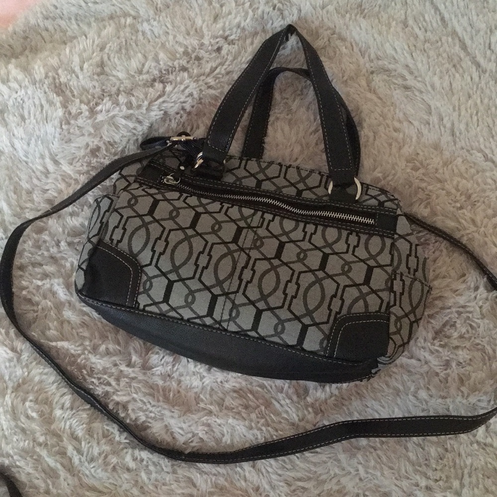 Black Spiral Purse